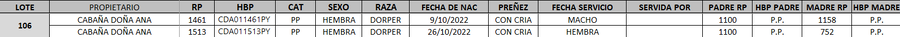 Lote LOTE 106
