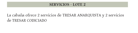 Lote TRES AR CODICIADO