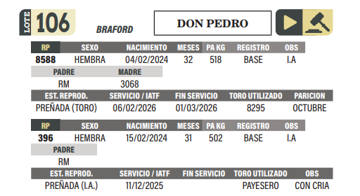 Lote LOTE 106